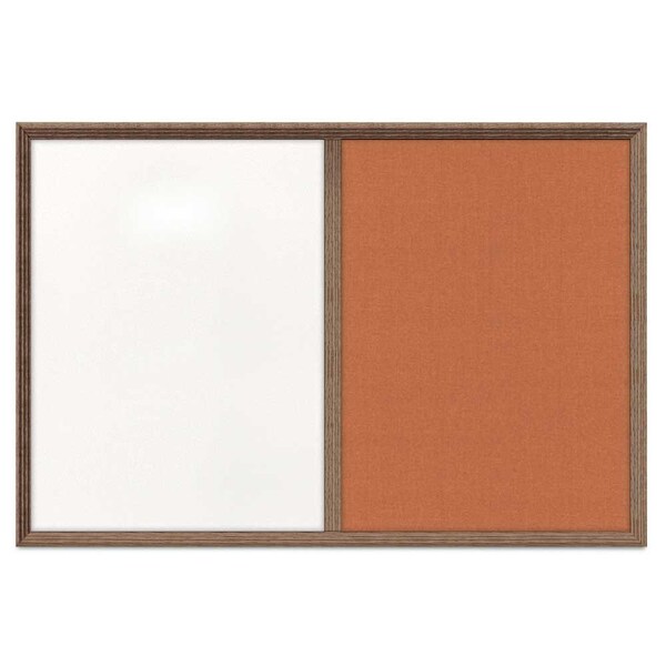 Enclosed Corkboard, 1 Door, 48"x36", 4" Fra
